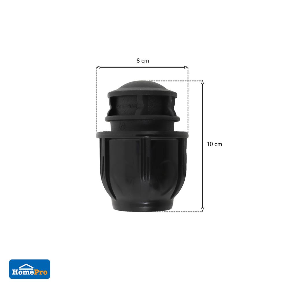 ฝาปิดปลายท่อสวมล็อก PE SPRING 20 มม.