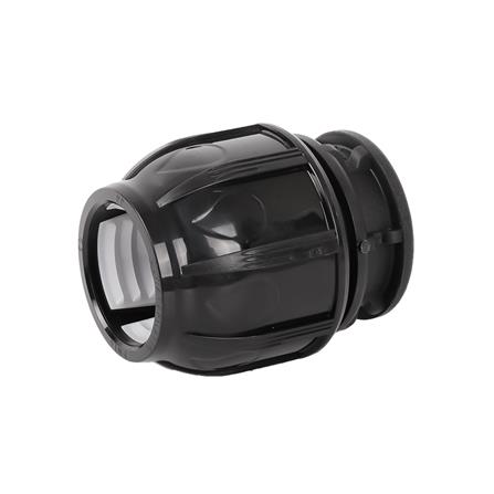 ฝาปิดปลายท่อสวมล็อค PE SPRING 50 มม. สีดำ_1