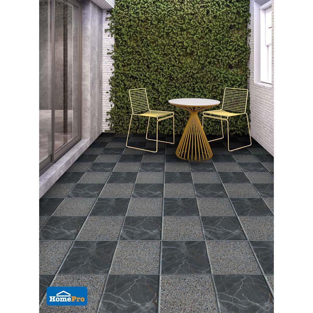 กระเบื้องพื้น 18x18 นิ้ว TARA เมนโดซ่า เทา EXC PM 1M2