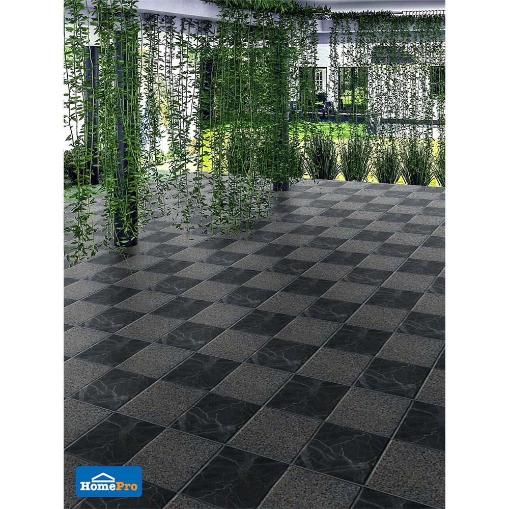 กระเบื้องพื้น 18x18 นิ้ว TARA เมนโดซ่า เทา EXC PM 1M2