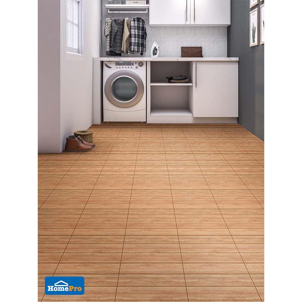 กระเบื้องพื้น 12x12 นิ้ว ภูผา ชานไม้ น้ำตาล EXC 1M2