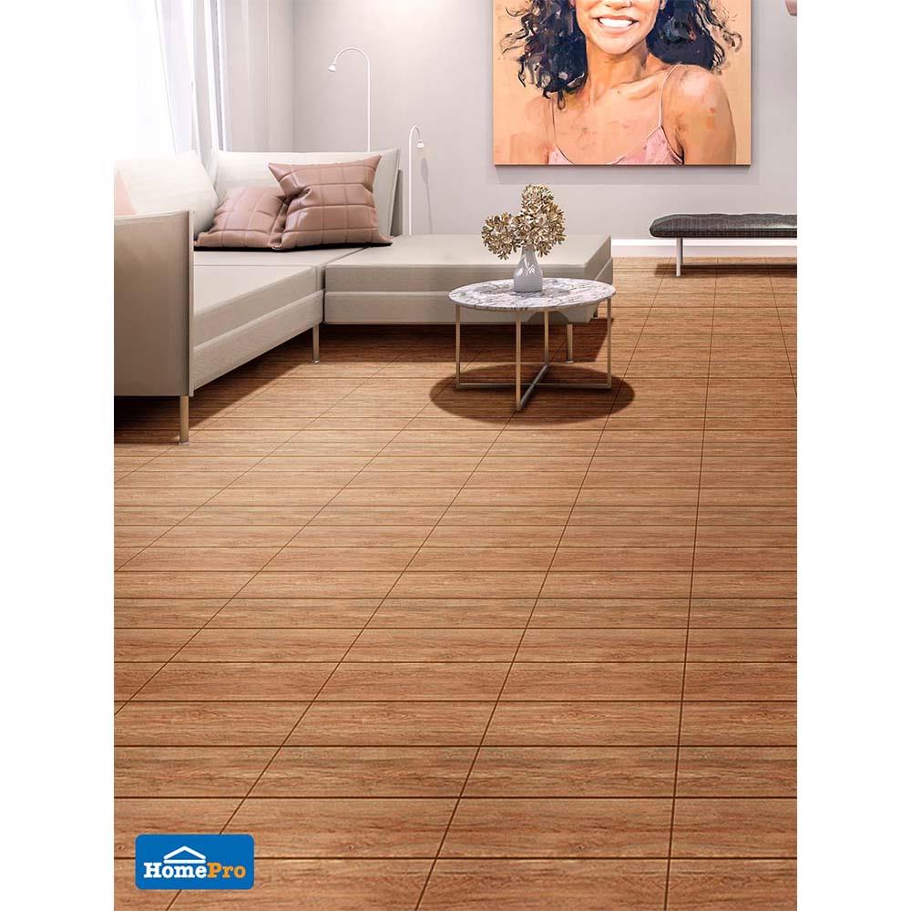 กระเบื้องพื้น 12x12 นิ้ว ภูผา ชานไม้ น้ำตาล EXC 1M2
