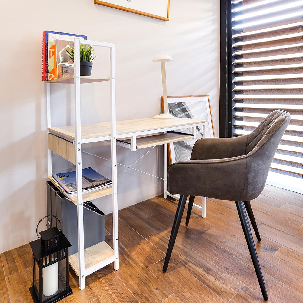 โต๊ะทำงานไม้ CTREND 100 ซม. สีขาว