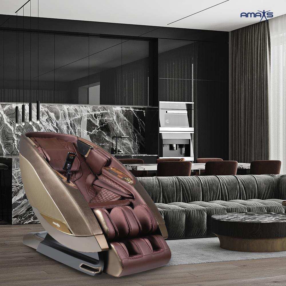 เก้าอี้นวดไฟฟ้า AMAXS YUGA 7722 สีแดง