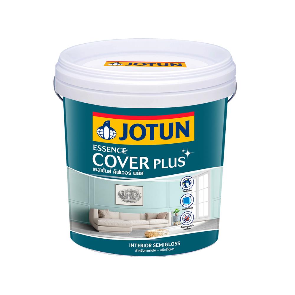 สีน้ำทาภายใน JOTUN ESSENCE COVER PLUS BASE A  กึ่งเงา 9 ลิตร