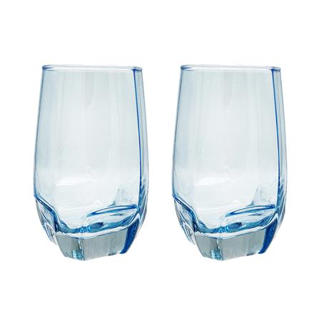 แก้วน้ำ 415ml OCEAN GLASS CHARISMA แพ็ค 2 ใบ ฟ้า