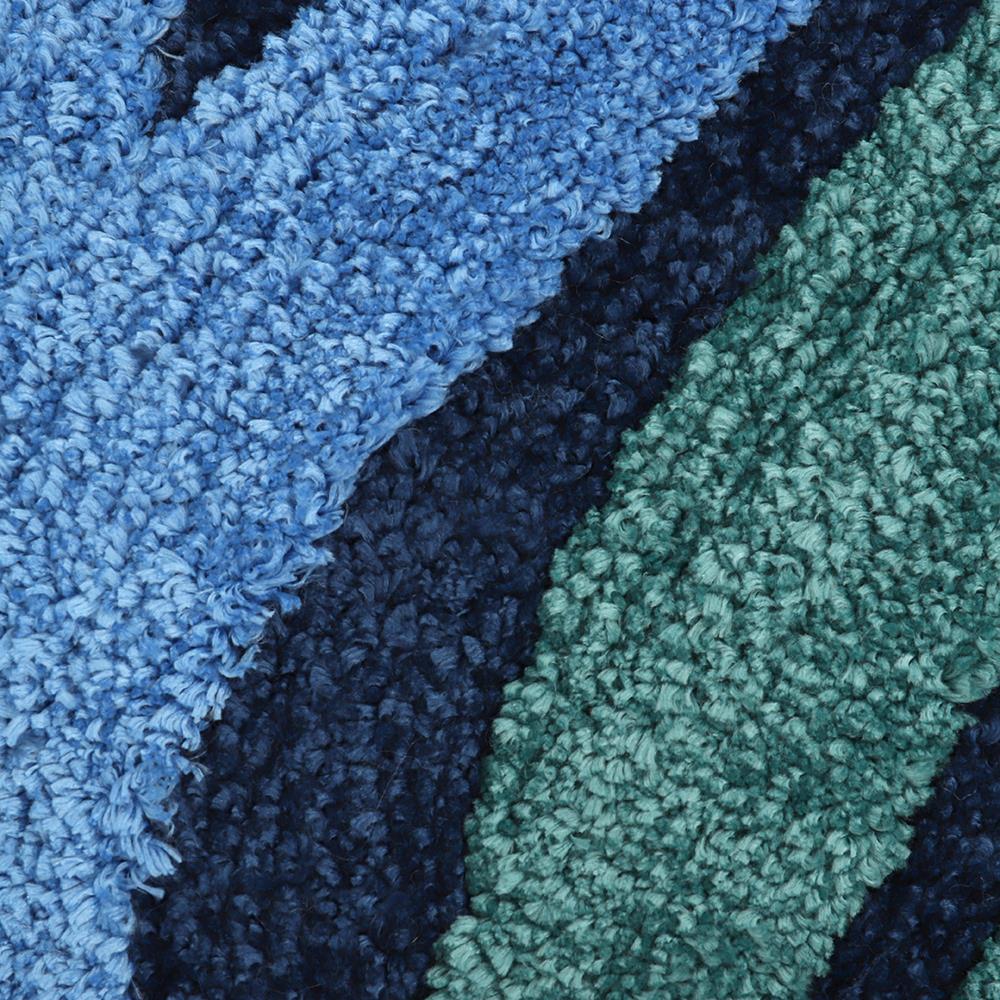 พรมห้องน้ำ HOME LIVING STYLE GINGKO สีน้ำเงิน