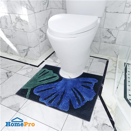 พรมห้องน้ำ HOME LIVING STYLE GINGKO สีน้ำเงิน_3