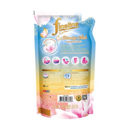 รีฟิลน้ำยาปรับผ้านุ่ม FINELINE 450 มล. BLOOMING FRESH_1