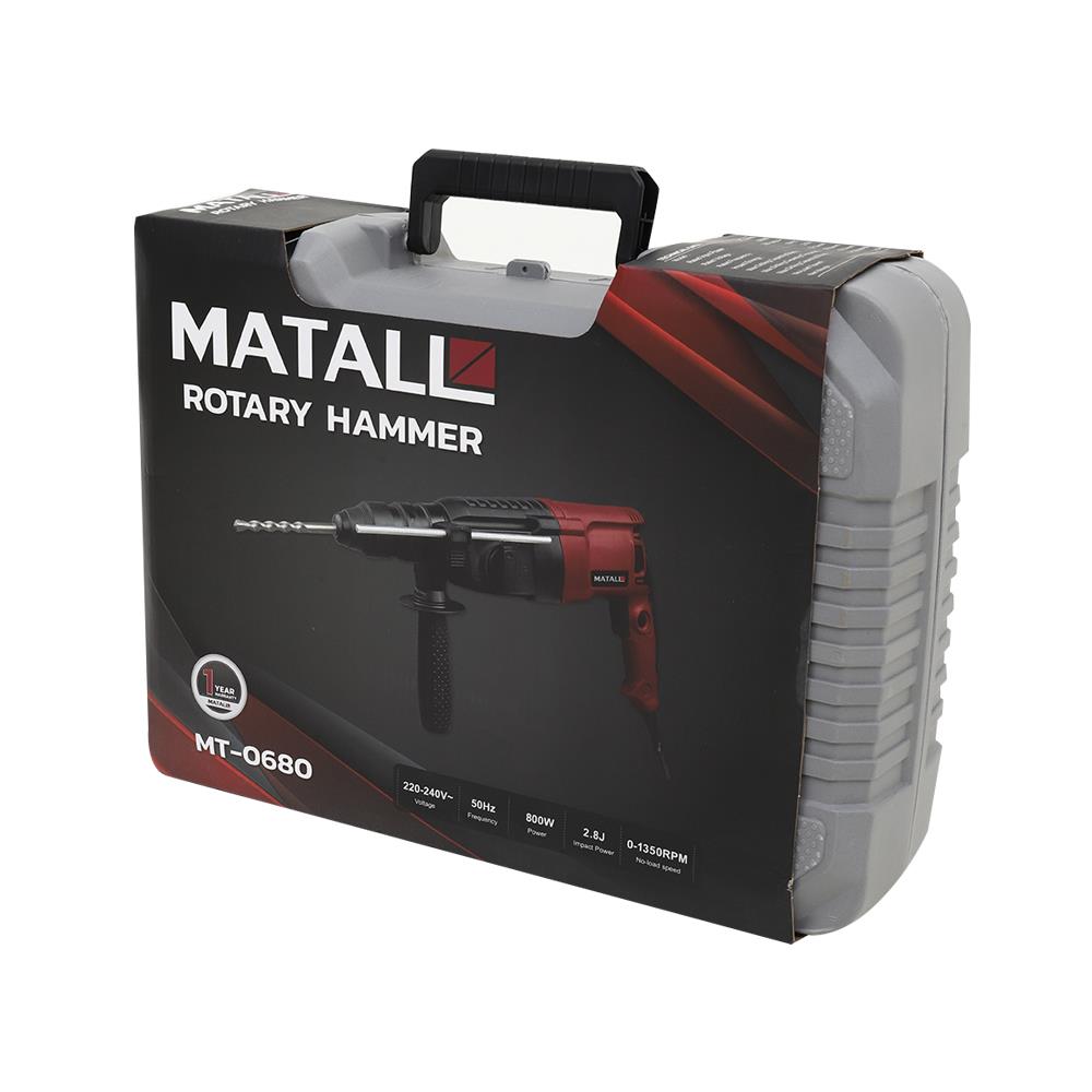 สว่านโรตารี่ MATALL MT-0680 26 มม. 800 วัตต์
