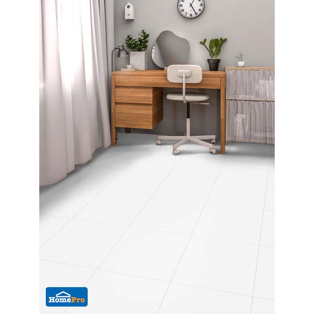 กระเบื้องพื้น 16x16 นิ้ว DURAGRES พิสตัน ขาว A 0.96M2