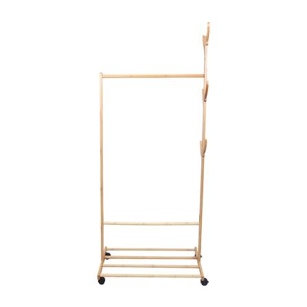 ราวแขวนผ้าไม้อเนกประสงค์ ME LIVING 70 ซม. สีเนเชอรัล_1