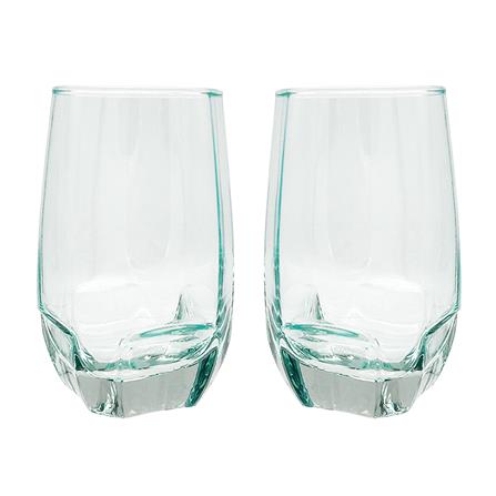 แก้วน้ำ 415ml OCEAN GLASS CHARISMA แพ็ค 2 ใบ เขียว