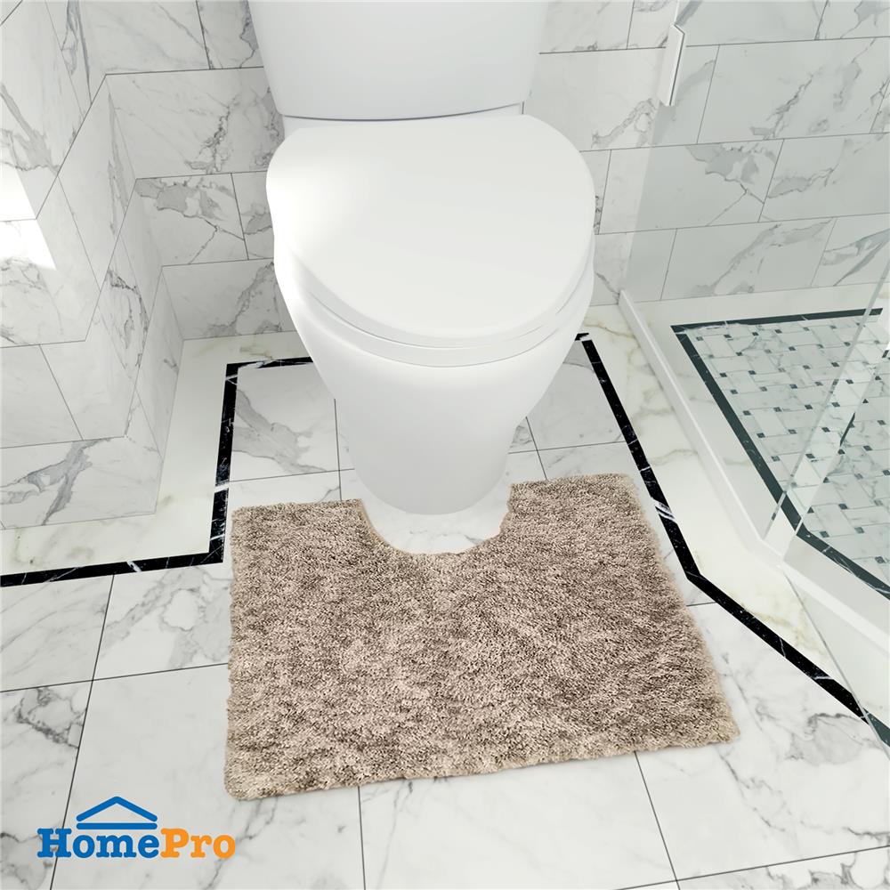 พรมห้องน้ำ HOME LIVING STYLE MOSS สีครีม