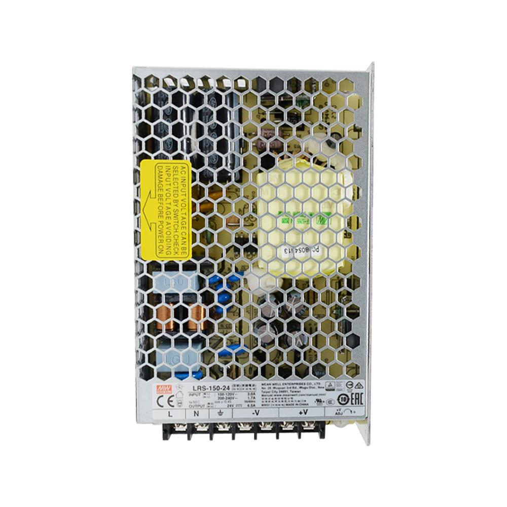 สวิตชิ่งพาวเวอร์ซัปพลาย MEANWELL 98-00034 LRS-150-24VDC 150 วัตต์ สีเงิน
