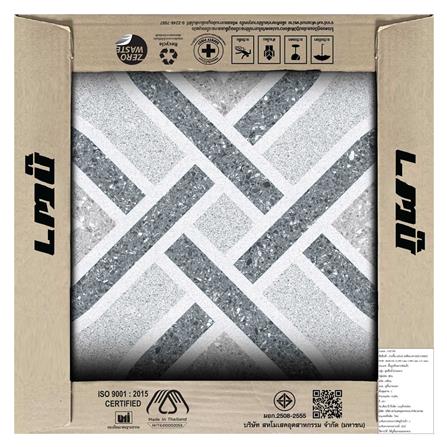 กระเบื้องพื้น 16x16 นิ้ว ภูผา วงเดือน เทา A 0.96M2_4