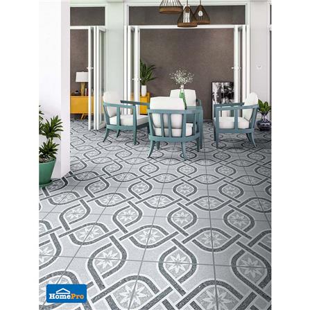 กระเบื้องพื้น 16x16 นิ้ว ภูผา วงเดือน เทา A 0.96M2_1