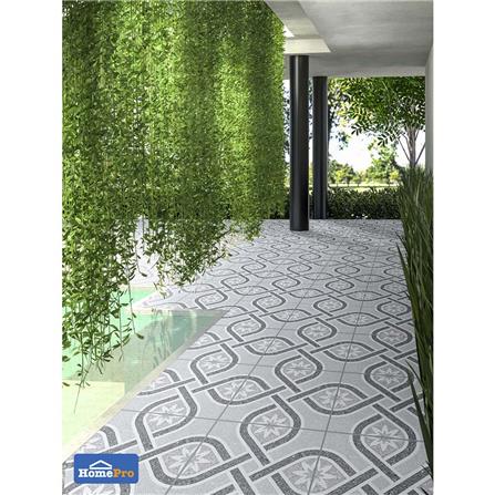 กระเบื้องพื้น 16x16 นิ้ว ภูผา วงเดือน เทา A 0.96M2_3