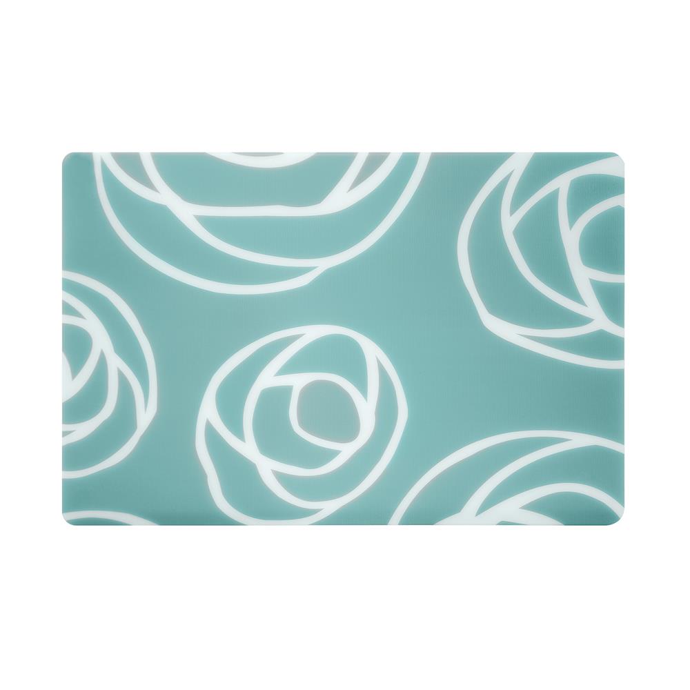 แผ่นรองจาน PVC SRITHAI ROSE สีฟ้า