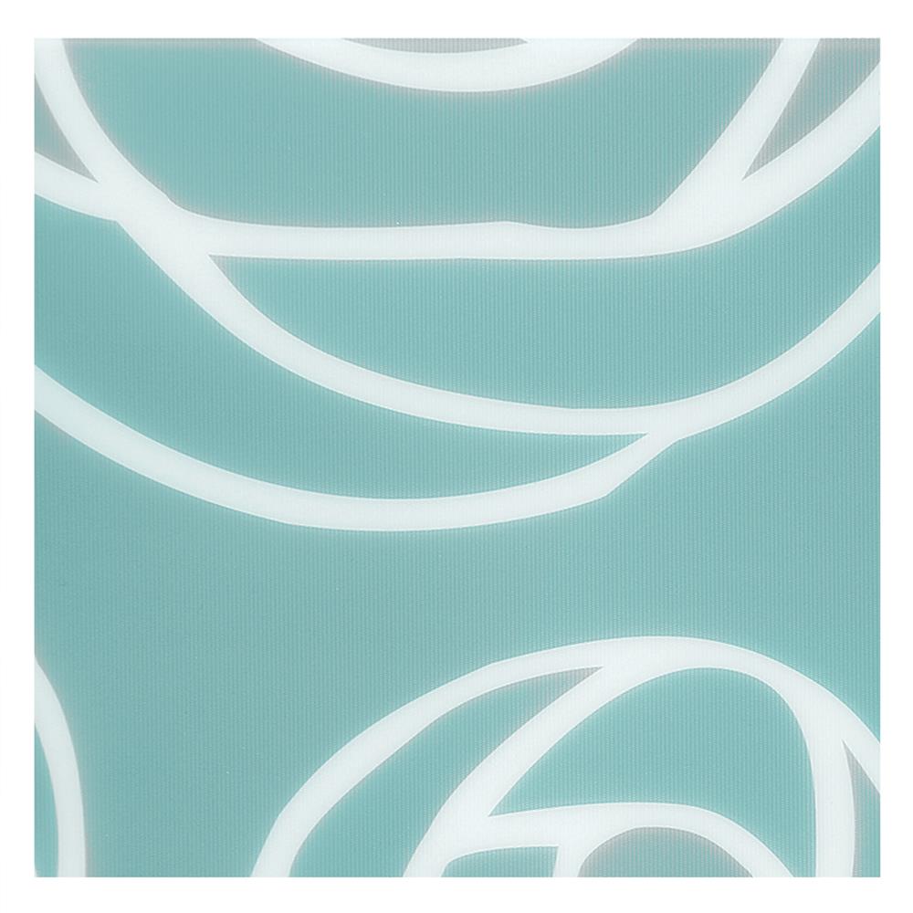 แผ่นรองจาน PVC SRITHAI ROSE สีฟ้า