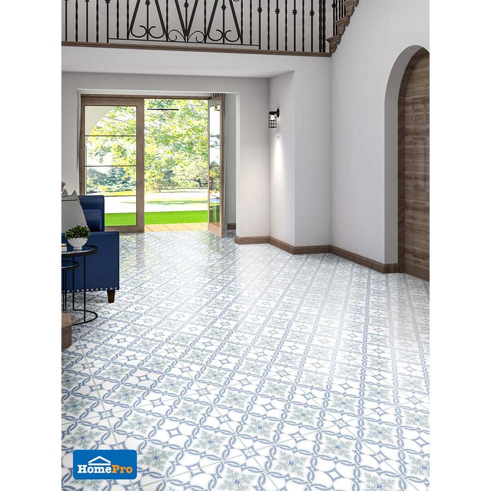 กระเบื้องพื้น 16x16 นิ้ว ภูผา ชานนท์ ขาว A 0.96M2