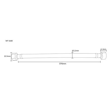 สายน้ำดีสเตนเลสน้ำอุ่น-น้ำเย็น MOYA MY 1165310 16 นิ้ว_2
