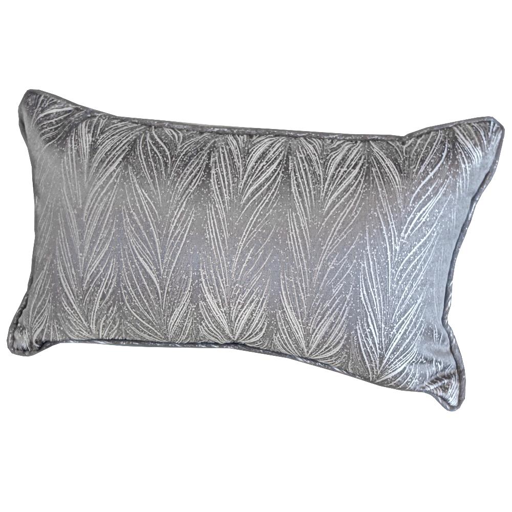 หมอนอิง HOME LIVING STYLE PINE 12X20นิ้ว สีเทา