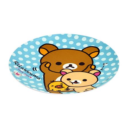 จานเมลามีนตื้น 8" SUPERWARE I LOVE RILAKKUMA