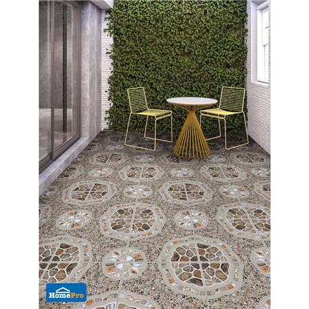 กระเบื้องพื้น 16x16 นิ้ว ภูผา กรวดแก้ว น้ำตาล A 0.96M2_1