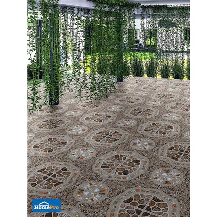 กระเบื้องพื้น 16x16 นิ้ว ภูผา กรวดแก้ว น้ำตาล A 0.96M2_2