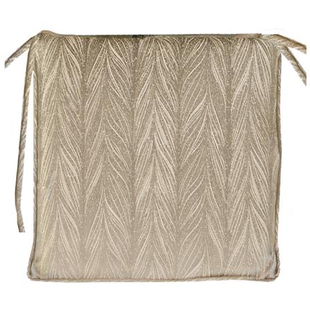 เบาะรองนั่ง HOME LIVING STYLE PINE 16x16 นิ้ว สีทอง_0