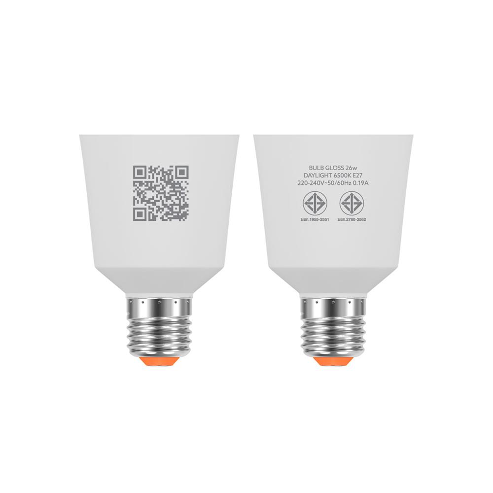 หลอด LED LAMPTAN A90 BULB GLOSS 26 วัตต์ DAYLIGHT E27