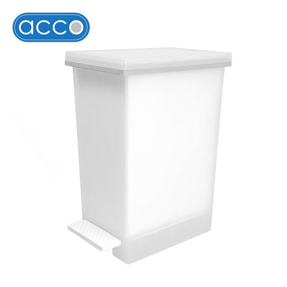 ถังขยะเหยียบ ACCO SAAN 5 ลิตร สีขาวขุ่น_1
