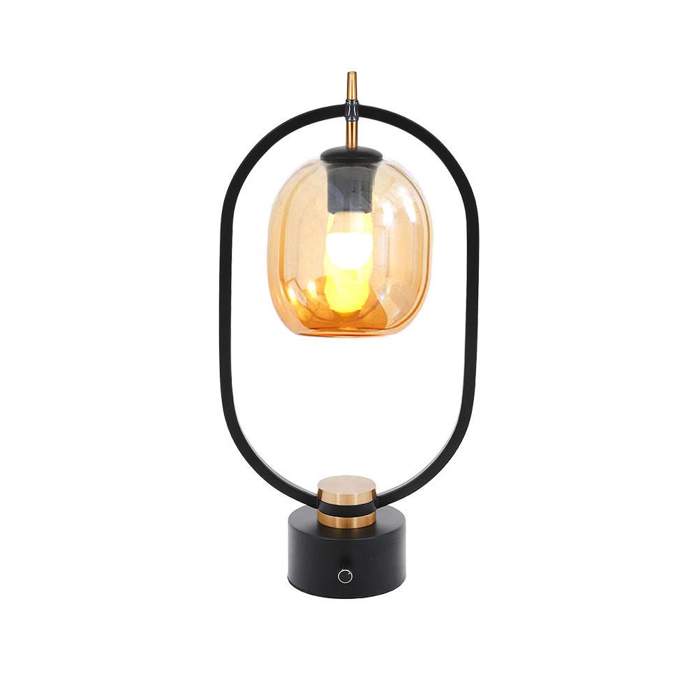 ไฟตั้งโต๊ะ CARINI T190363 สีน้ำตาล/ดำ/ทอง_1