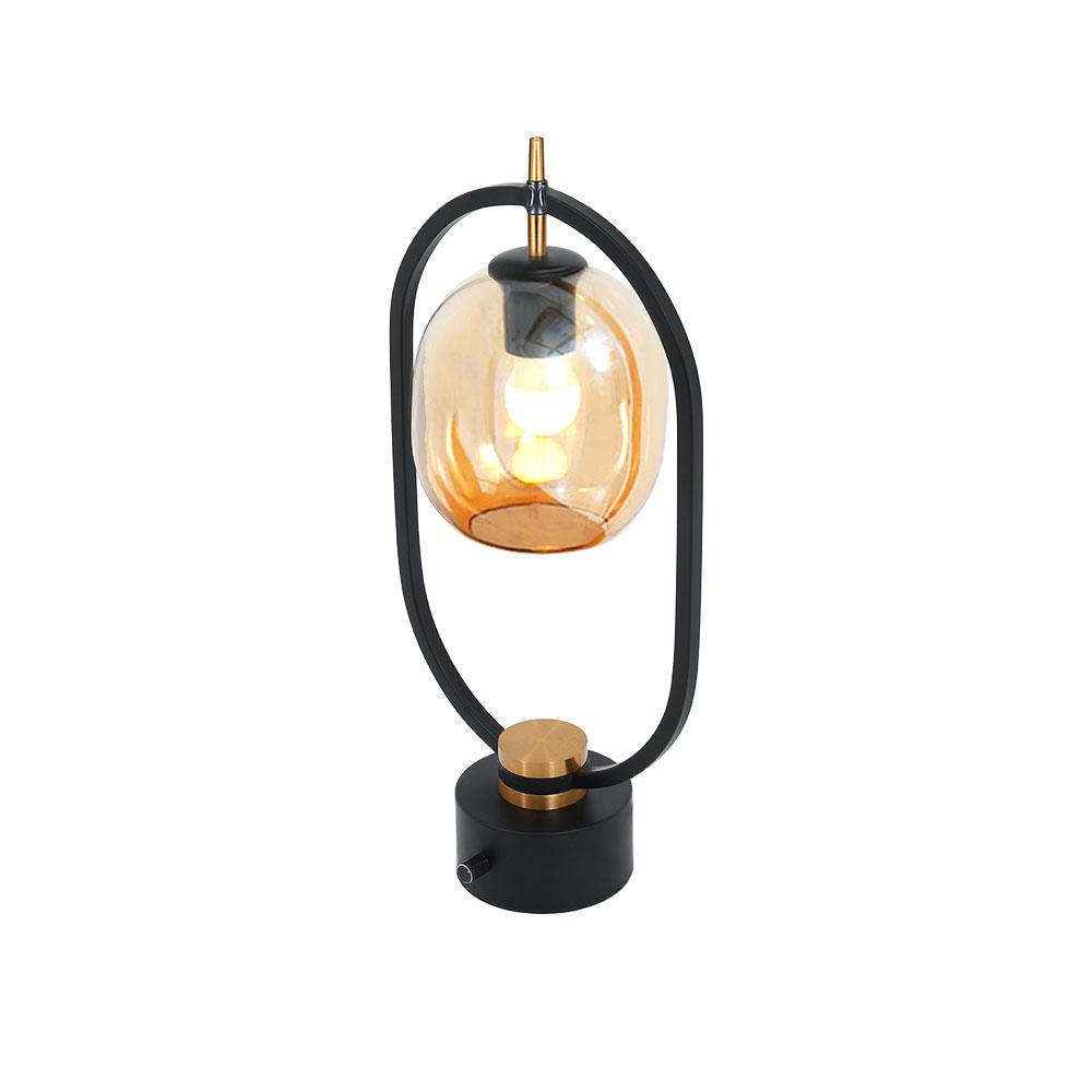 ไฟตั้งโต๊ะ CARINI T190363 สีน้ำตาล/ดำ/ทอง