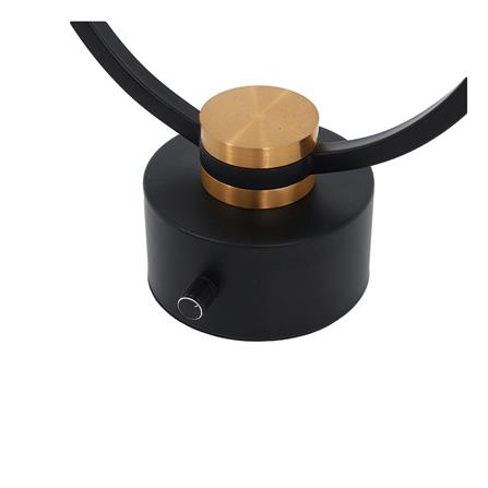 ไฟตั้งโต๊ะ CARINI T190363 สีน้ำตาล/ดำ/ทอง_4