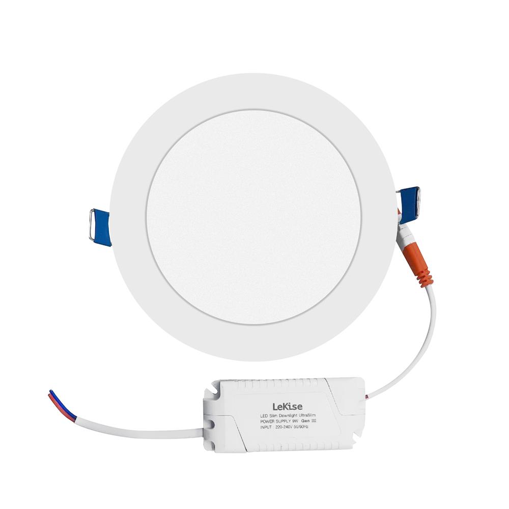 ดาวน์ไลท์ LED LEKISE ULTRASLIM3 4 นิ้ว 9 วัตต์ WARM WHITE สีขาว