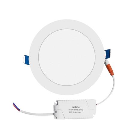 ดาวน์ไลท์ LED LEKISE ULTRASLIM3 4 นิ้ว 9 วัตต์ WARM WHITE สีขาว_0