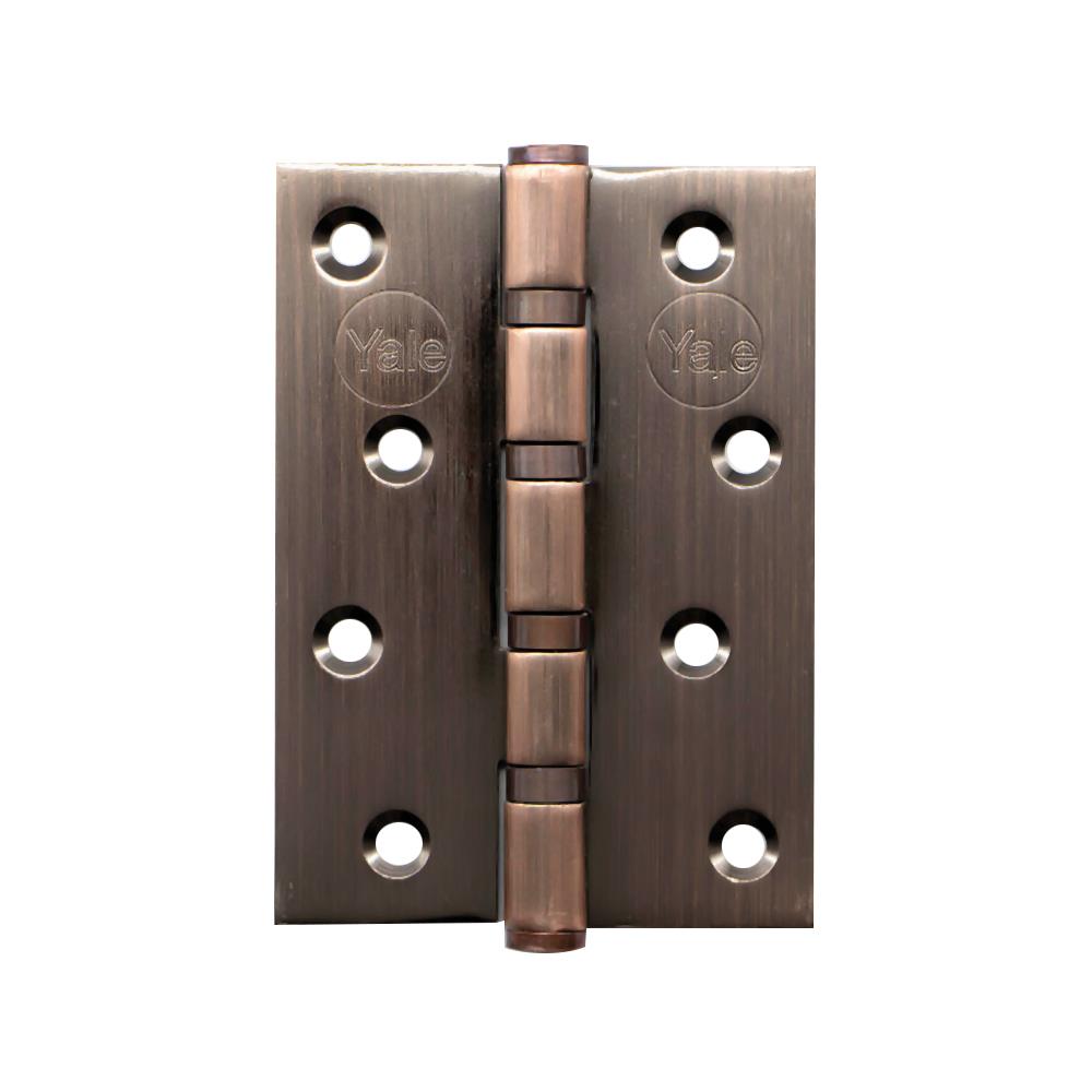 บานพับ 4X3 นิ้ว X 2.5 มม. YALE EHIAC4325BB สีทองแดงรมดำ (แพ็ก 3 ชิ้น)