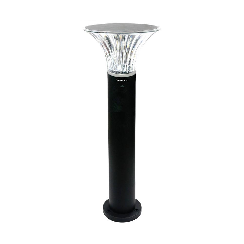 ไฟทางเดิน SOLAR RACER BOLLARD 3 วัตต์ DAYLIGHT สีดำ