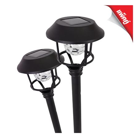 ไฟทางเดิน SOLAR HI-TEK HFSG03003B 0.36 วัตต์ DAYLIGHT สีดำ