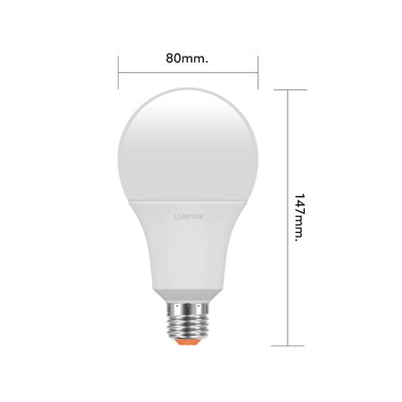 หลอด LED LAMPTAN A80 BULB GLOSS 22 วัตต์ DAYLIGHT E27_3
