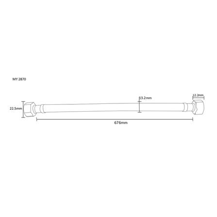 สายน้ำดีสเตนเลสน้ำอุ่น-น้ำเย็น MOYA MY 1165463 28 นิ้ว_2