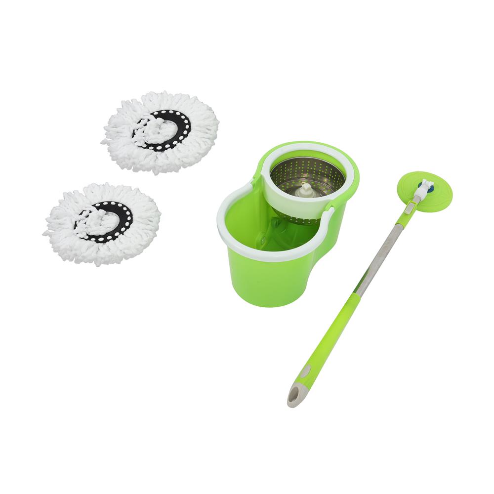ชุดอุปกรณ์ถังปั่นพร้อมไม้ม็อบ ME LIVING TAIKU สีเขียว