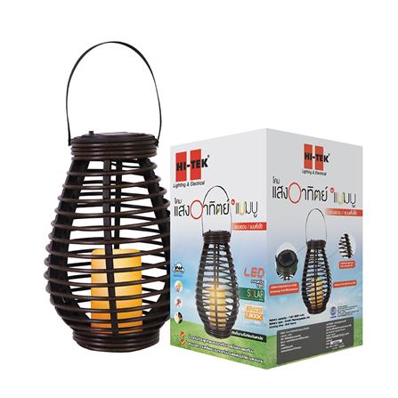 ไฟทางเดิน SOLAR HI-TEK HFSL02001B 0.06 วัตต์ DAYLIGHT สีดำ_1