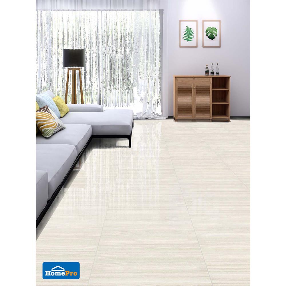 กระเบื้องพื้นพอร์ซเลน 60x60 ซม. CERGRES เอวาน่า เบจ (AM) A 1.44M2