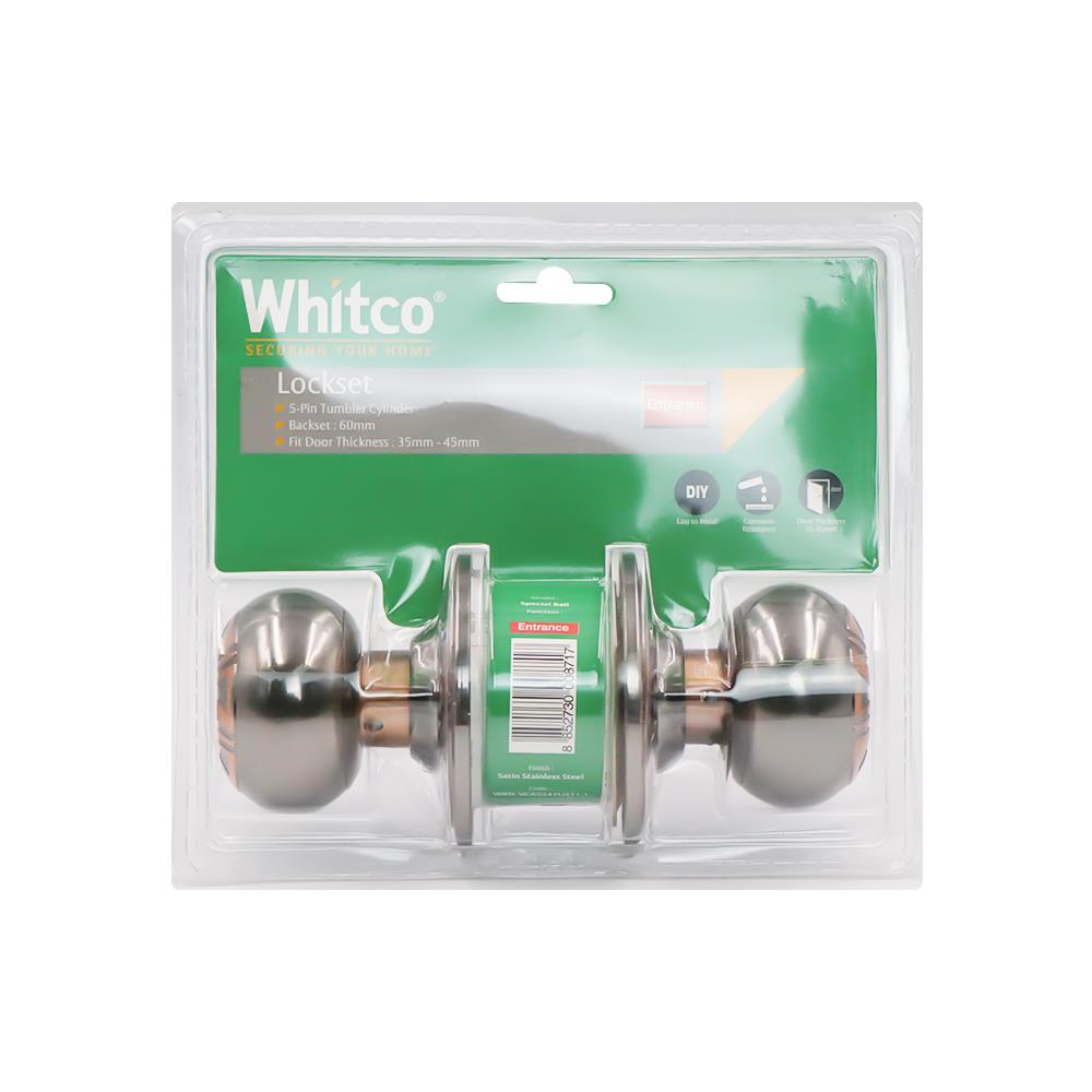 ลูกบิดประตู หัวจัน WHITCO WKN-VCA5247US11.1 สีทองเหลืองรมดำ