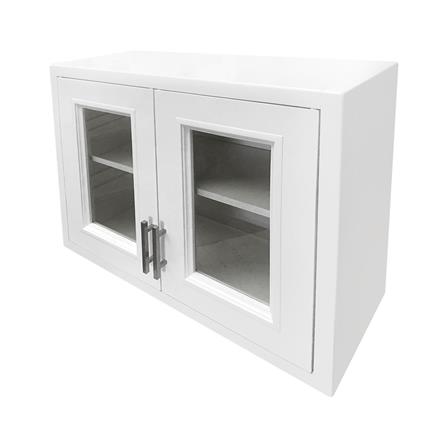 ตู้แขวนคู่กระจก CABIN 87.5x67.5 ซม. สีครีม_1