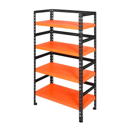 ชั้นวางของ 4 ชั้น SANKI TYPE B 80 ซม. สีส้ม