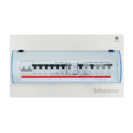 ชุดตู้คอนซูมเมอร์ยูนิต 14 ช่อง 50 แอมป์ พร้อมกันไฟรั่ว/ไฟดูด BTICINO